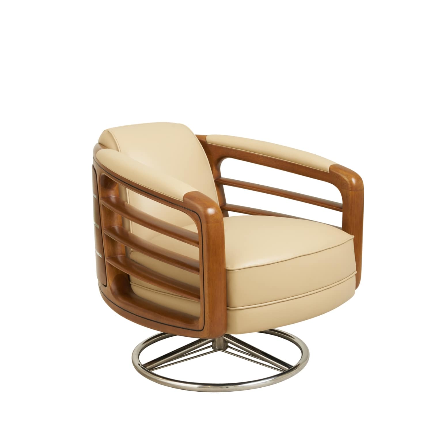 Fauteuil club pivotant RIVIERA