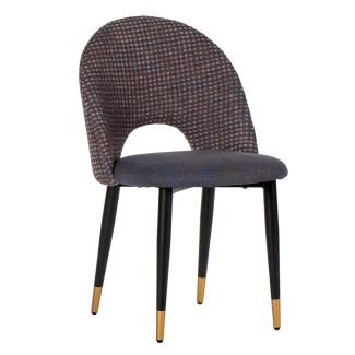 Chaise MILAN BLEU FONCÉ