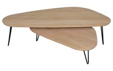 EQUINOXE table basse chêne